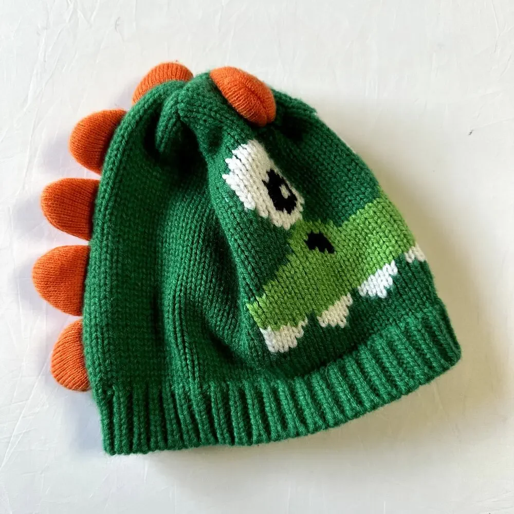 Toddler Dinosaur Knit Beanie